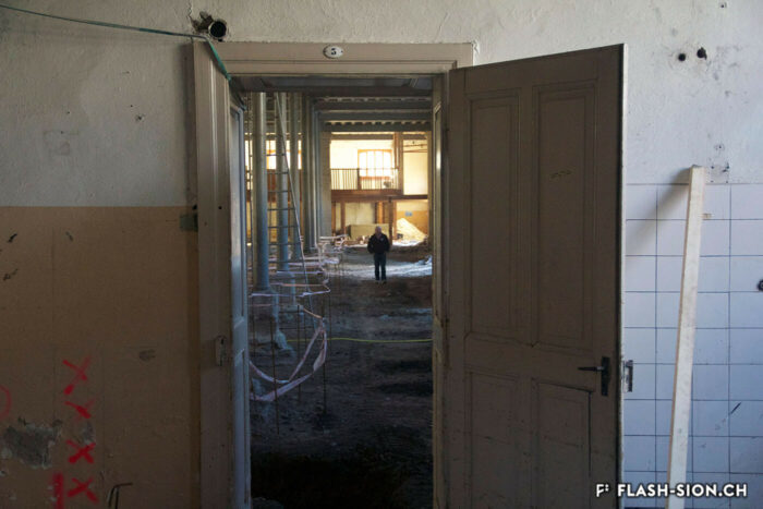 Chantier des Arsenaux, 2012 © Grégoire Favre, Médiathèque Valais – Sion