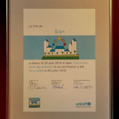 Renouvellement de la certification, 2018 © Pentamedia, Ville de Sion