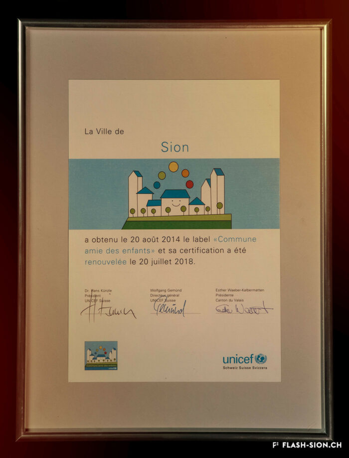 Renouvellement de la certification, 2018 © Pentamedia, Ville de Sion