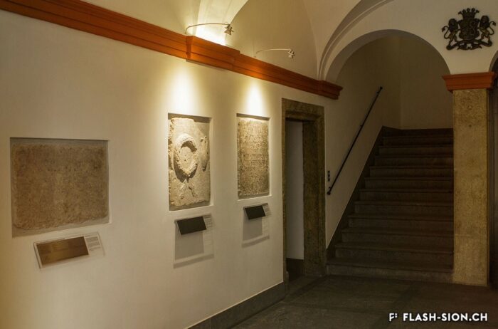 Vestibule de l’Hôtel de Ville, 2018 © Pentamedia, Archives de la Ville de Sion