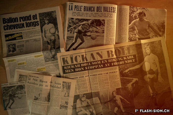 Madeleine Boll dans la presse internationale, 1965 © Pentamedia, archives personnelles de Madeleine Boll