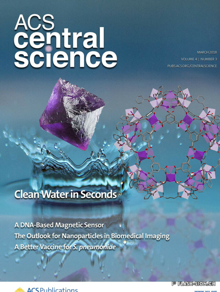 Élimination rapide et sélective des métaux lourds de l'eau par un MOF (structure organométallique) © ACS Central Science