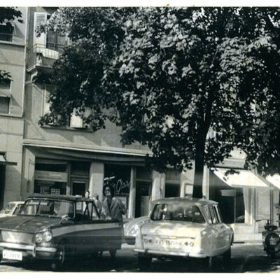 La place du Midi, 1966 © Archives de la Ville de Sion