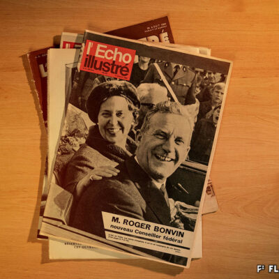 Roger Bonvin, nouveau conseiller fédéral, à la une de l’Echo illustré, 1962 © Pentamedia, Archives de la Ville de Sion