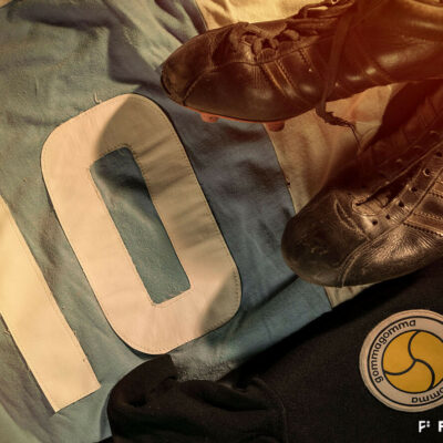 Maillots lors de la période italienne de Madeleine Boll et chaussures © Pentamedia, archives personnelles de Madeleine Boll