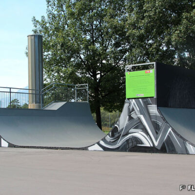 Skatepark du cours Roger-Bonvin, 2016 © Issam Rezgui
