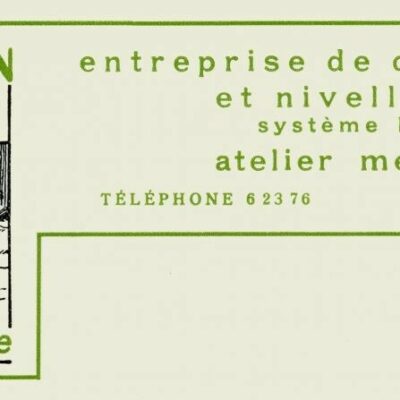 L’entreprise « dompteuse de la machine infernale », Jacob Rau, à Saxon, 1941 © Archives de la Ville de Sion