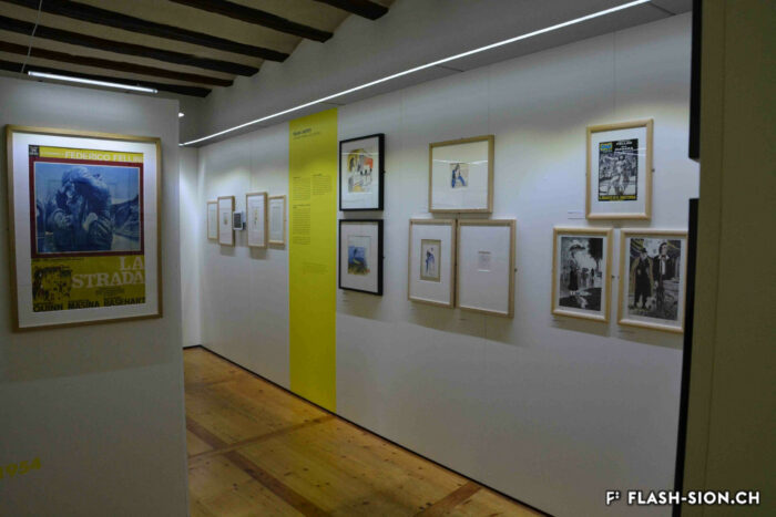 Salle d’exposition de la Maison du Diable, 2014 © Fondation Fellini