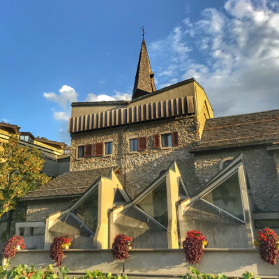 Vue actuelle du Couvent des Capucins, 2019 © Office du tourisme de Sion