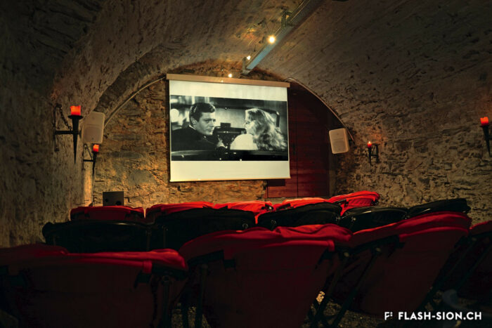 Salle de projection de la Maison du Diable, 2014 © Fondation Fellini