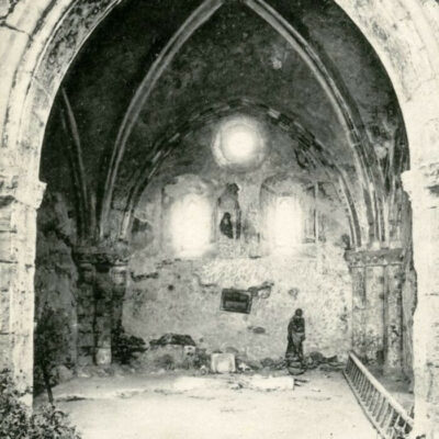 Chapelle Saint-Georges du château de Tourbillon © Phototypie Co. – Neuchâtel, Archives de la Ville de Sion