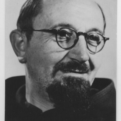 Père Damien Mayoraz (1911-1980), commanditaire de la rénovation du Couvent des Capucins dans les années 1960 © archives privées Marie-Laure Ravanne