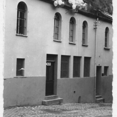 La colonie italienne à la rue de la Majorie, 1962 © archives de la Colonia Italiana