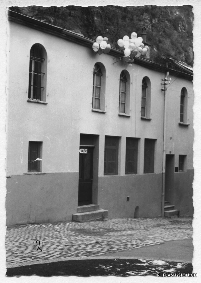La colonie italienne à la rue de la Majorie, 1962 © archives de la Colonia Italiana