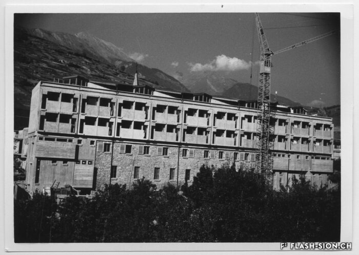 Chantier du Couvent des Capucins, 1967 © archives privées Marie-Laure Ravanne