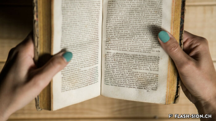 Sion présentée dans le « Manuel du voyageur en Suisse – ouvrage où l’on trouve toutes les instructions nécessaires pour recueillir le fruit et les jouissances que peut se promettre un étranger qui parcourt ce pays », vers 1845 (9e édition), Archives de la Ville de Sion © Archives de la Ville de Sion, Pentamedia