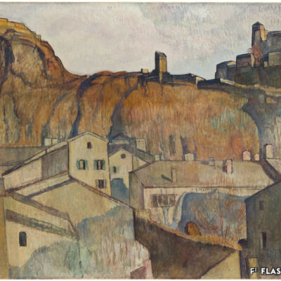 Edouard Vallet, « Sion II », 1928, huile sur toile, Musée d’art du Valais, Sion, BA 267 © Musées cantonaux du Valais, Sion, Michel Martinez