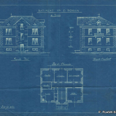 En juin 1920, Edouard Vallet loue le premier étage de la maison Bonvin-Barberini aux Mayennets et s’y installe avec sa famille en novembre 1920, Archives de la Ville de Sion