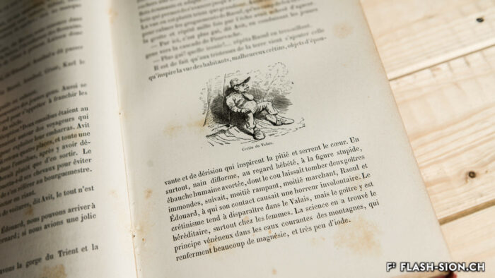 Extrait de « En Suisse, le sac au dos », Albert Laporte, troisième édition, vers 1880, Archives de la Ville de Sion, fonds Imhoff © Archives de la Ville de Sion, Pentamedia