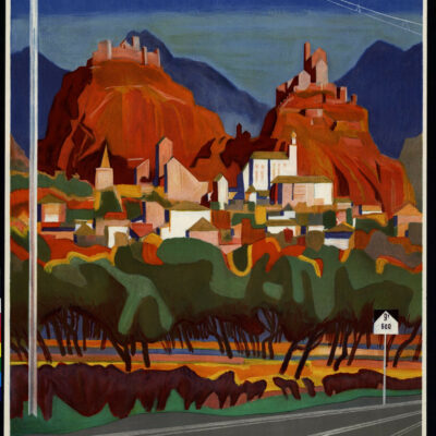 « La ligne électrique du Simplon », réalisée par Otto Baumberger, 1934, Service de publicité des Chemins de fer fédéraux, Médiathèque Valais-Sion © DR