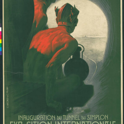 Inauguration du tunnel du Simplon, Exposition internationale, Milan, 1906, Médiathèque Valais – Sion © DR