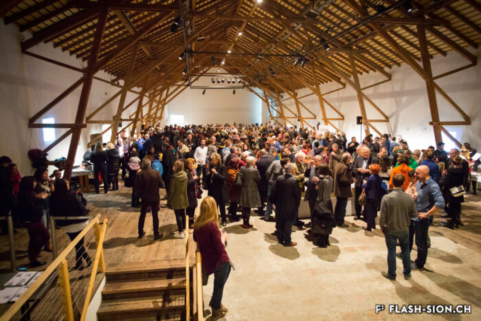 Soirée annuelle d’accueil des nouveaux arrivants à la Ferme Asile, 2016 © Karin Marx, Office de l’intégration de Sion et région
