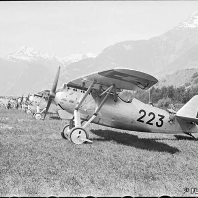 Inauguration de l’aérodrome de Sion les 8 et 9 juin 1935 © Raymond Schmid, Bourgeoisie de Sion, Médiathèque Valais-Martigny