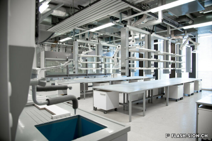 Laboratoire de la Haute école d’ingénierie, 2020 © HES-SO Valais-Wallis