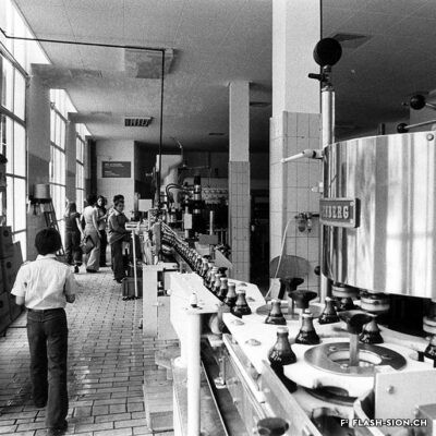Visite de la Brasserie Valaisanne, 1973-1977 © Treize Etoiles, Médiathèque Valais – Martigny