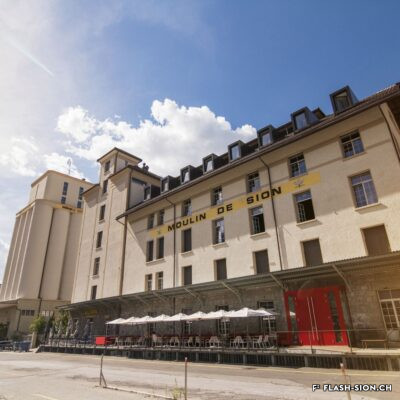 Le complexe du Moulin de Sion aujourd’hui, 2022 © Pentamedia, Archives de la Ville de Sion