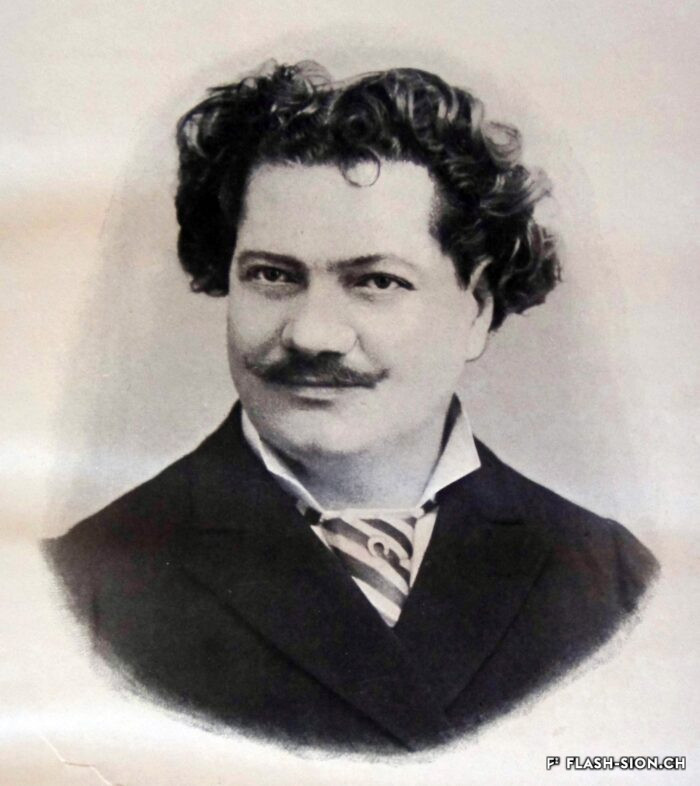 Portrait de Joseph Favre, extrait de la biographie de Darenne, 1903, provenance Albert Mudry