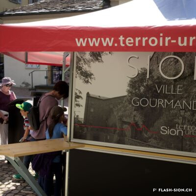 Sion et son label Sion-terroir urbain, 2015 © Claude Coeudevez, Archives de la Ville de Sion