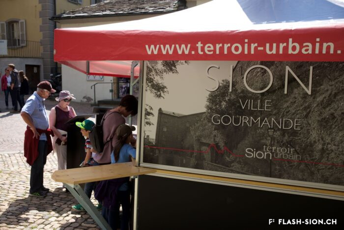 Sion et son label Sion-terroir urbain, 2015 © Claude Coeudevez, Archives de la Ville de Sion