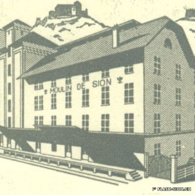 En-tête de lettre du Moulin de Sion, 1967, Archives de la Ville de Sion