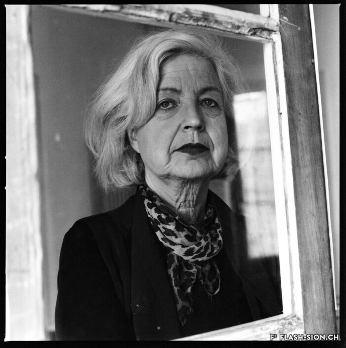 Carole Roussopoulos par le photographe sédunois Gilbert Vogt, non daté © Gilbert Vogt