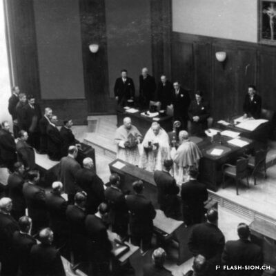 Inauguration de la Salle du Grand Conseil, 1939, Archives de la Ville de Sion