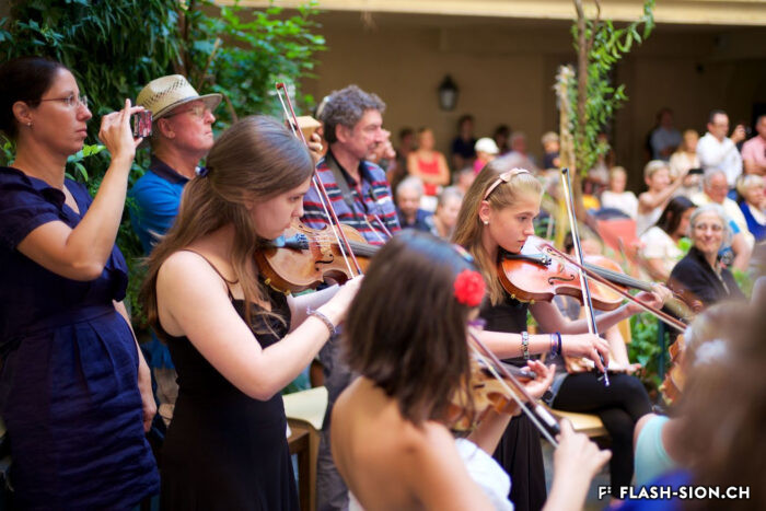 Récital de fin d’année de l’école de musique, 2015 © Claude Coeudevez, Archives de la Ville de Sion