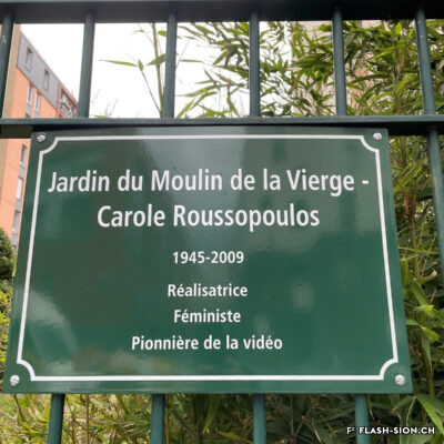 Le Jardin du Moulin de la Vierge, rebaptisé en 2023 en hommage à Carole Roussopoulos © Nicole Fernandez Ferrer